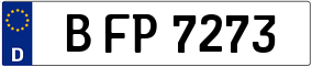 Truck License Plate